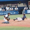 決勝、3回表、高安光聖が先制のホームイン