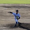 首里打線を5回無失点に押させた河野哲平（沖縄尚学）